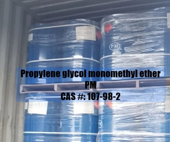 Synonyms: 1-Methoxy-2-propanol, PM, Dowanol PM, 1-Methoxy-2-propanol, Methoxypropanol, Propylene glycol monomethyl ether, CAS #: 107-98-2 EC Number: 203-539-1 Molar Mass: 90.12 g/mol Chemical Formula: CH₃OCH₂CH(OH)CH₃ Hill Formula: C₄H₁₀O₂ Density: 0.919 g/cm, liquid Packaging: 190kg/drum; ISO tank