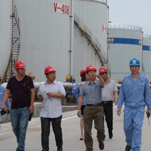 Korean Customers are visiting the factory of Junyuan Petroleum Group